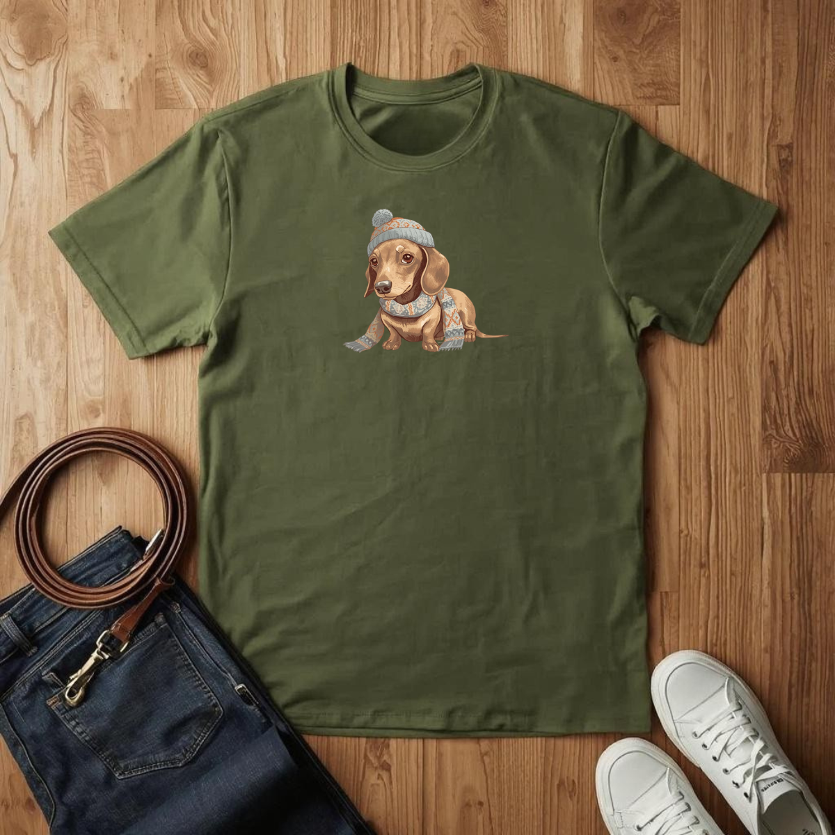 Dachshund Winter Collection - T-Shirt