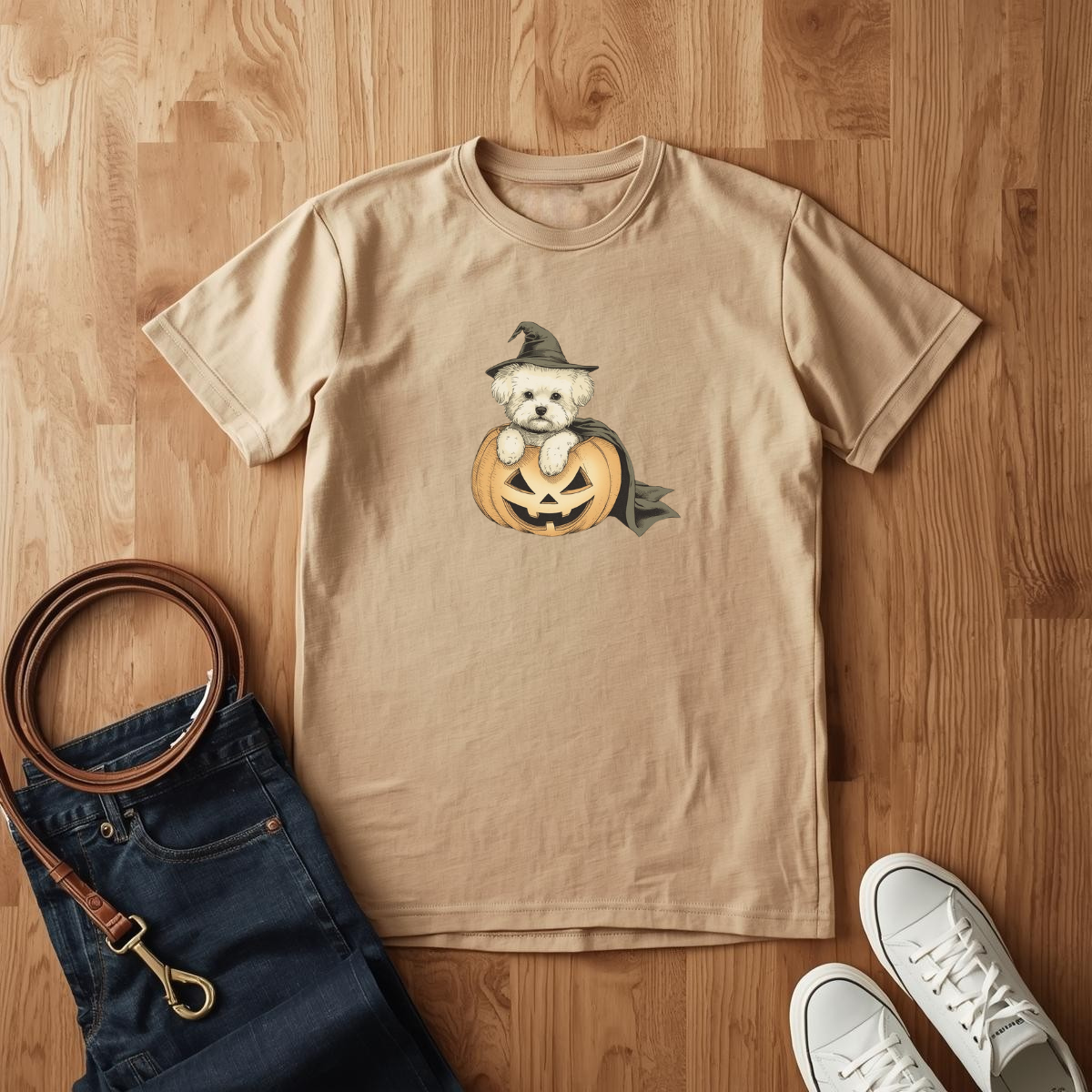 Bichon Happy Halloween - T-Shirt