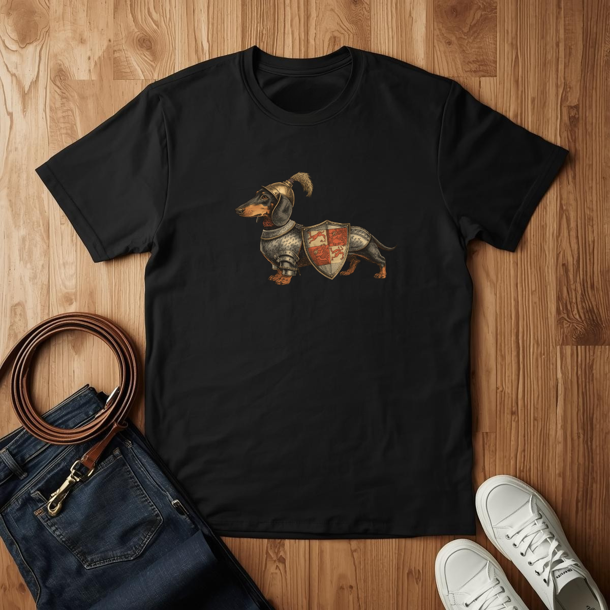 Dachshund Knight - T-Shirt