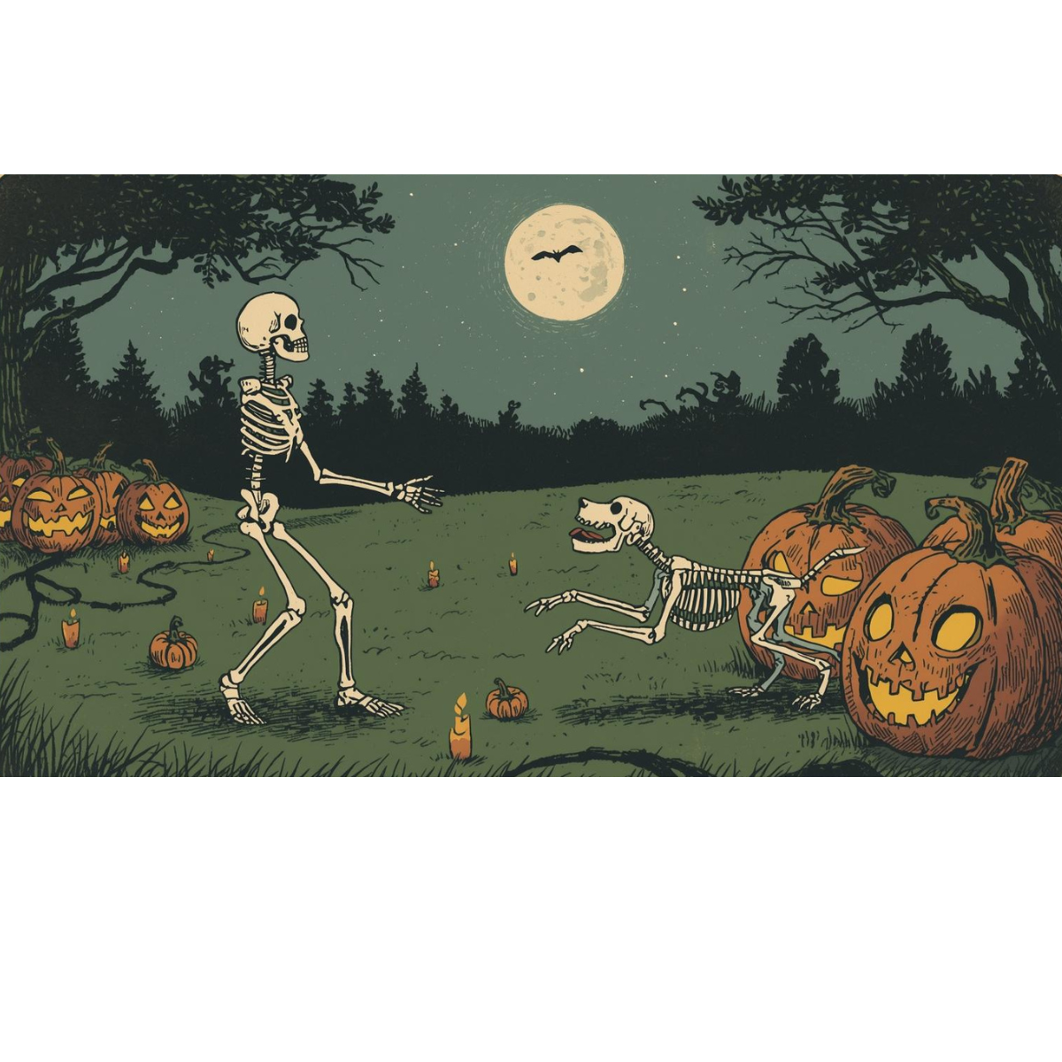 A Dog's Halloween - T-Shirt