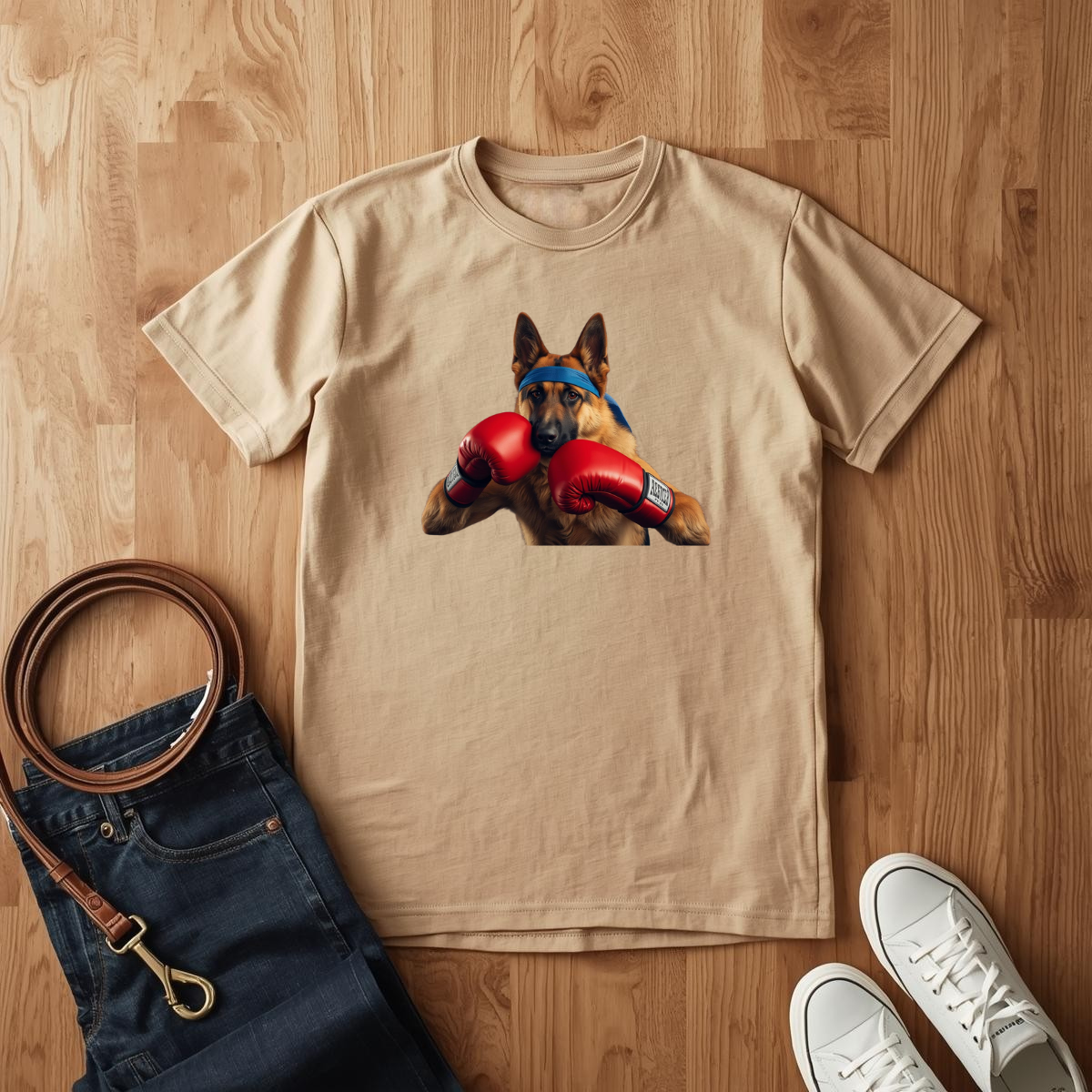 Boxing Shepard- T-Shirt