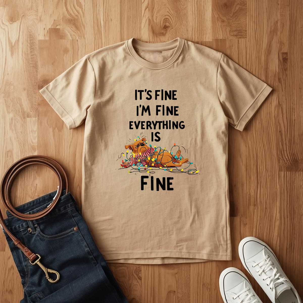 Everything Is Fine- T-Shirt