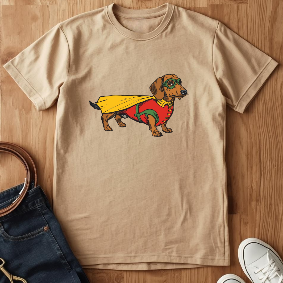 Dachshund Hero- T-Shirt