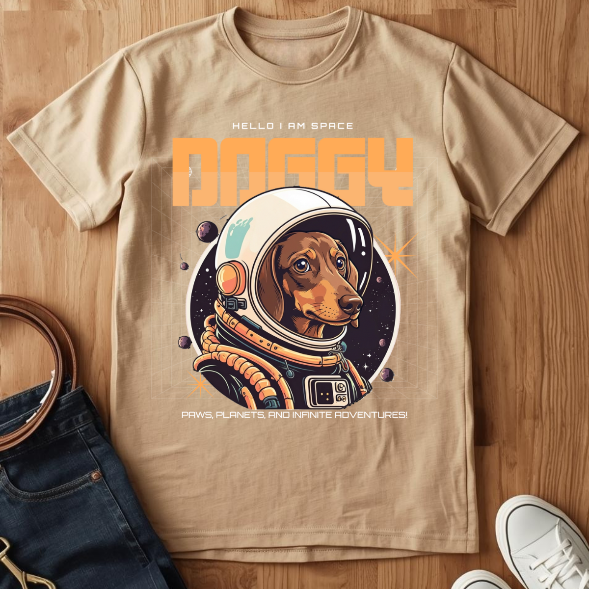 Space Doggy- T-Shirt