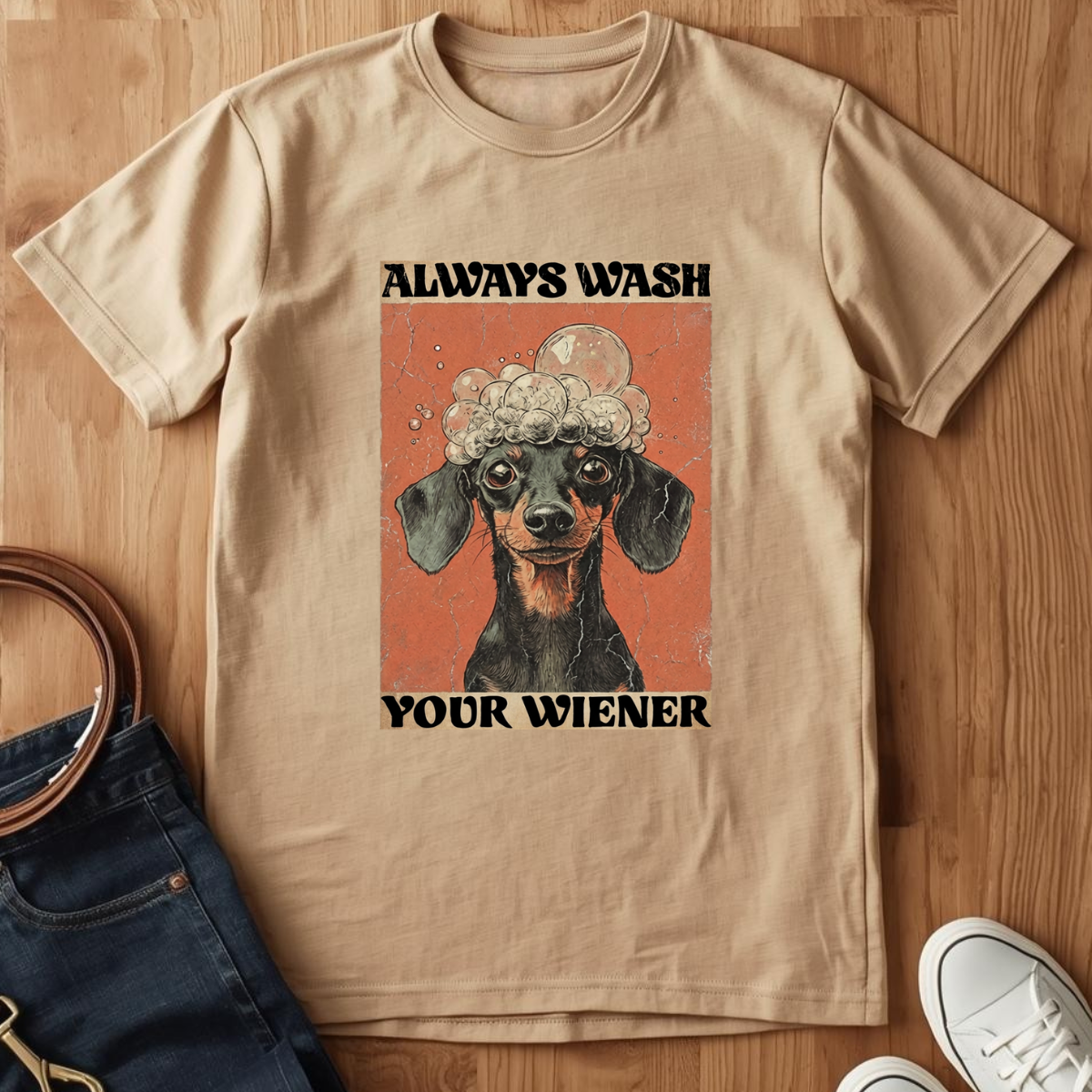 Wash Your Wiener- T-Shirt