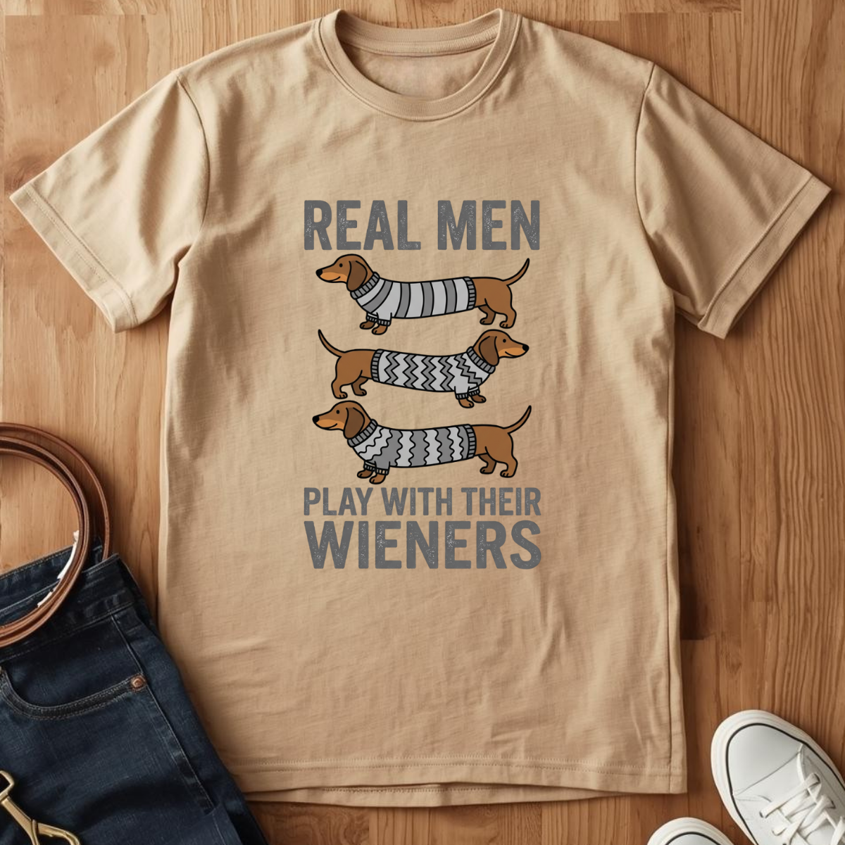 Playful Wieners- T-Shirt