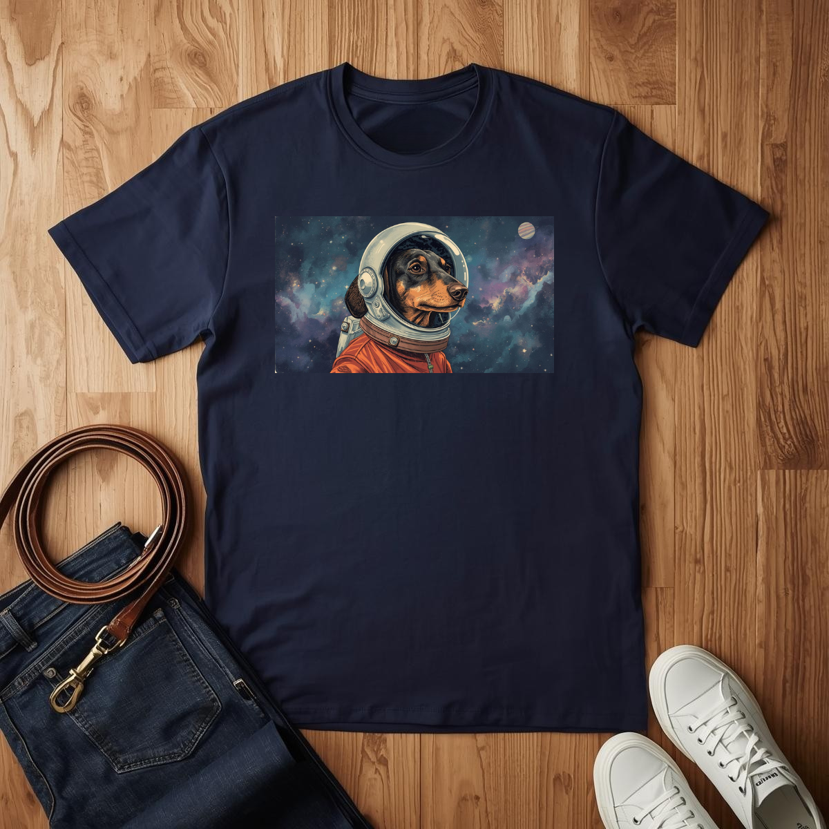 Dachshund Astronaut  - T-Shirt