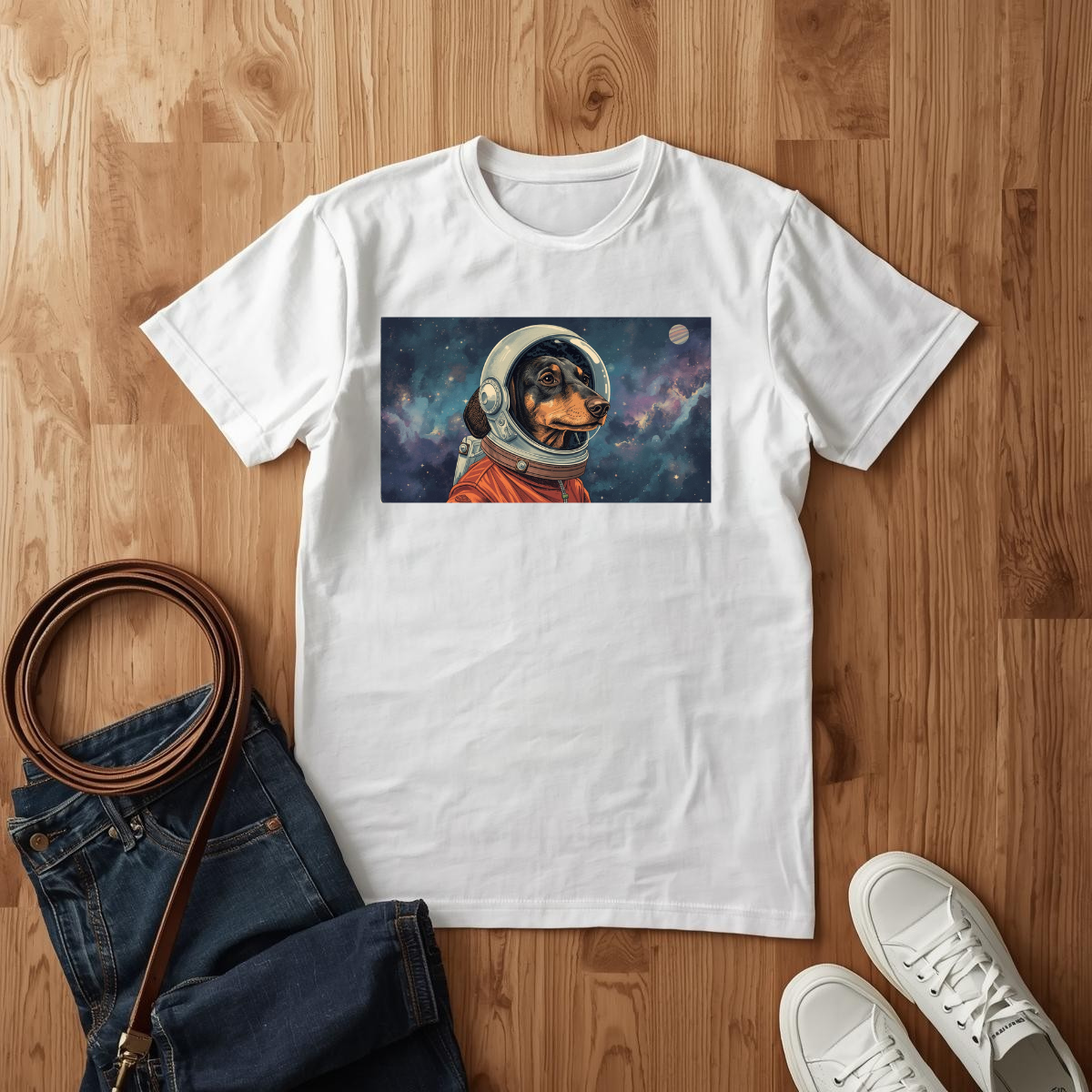 Dachshund Astronaut  - T-Shirt