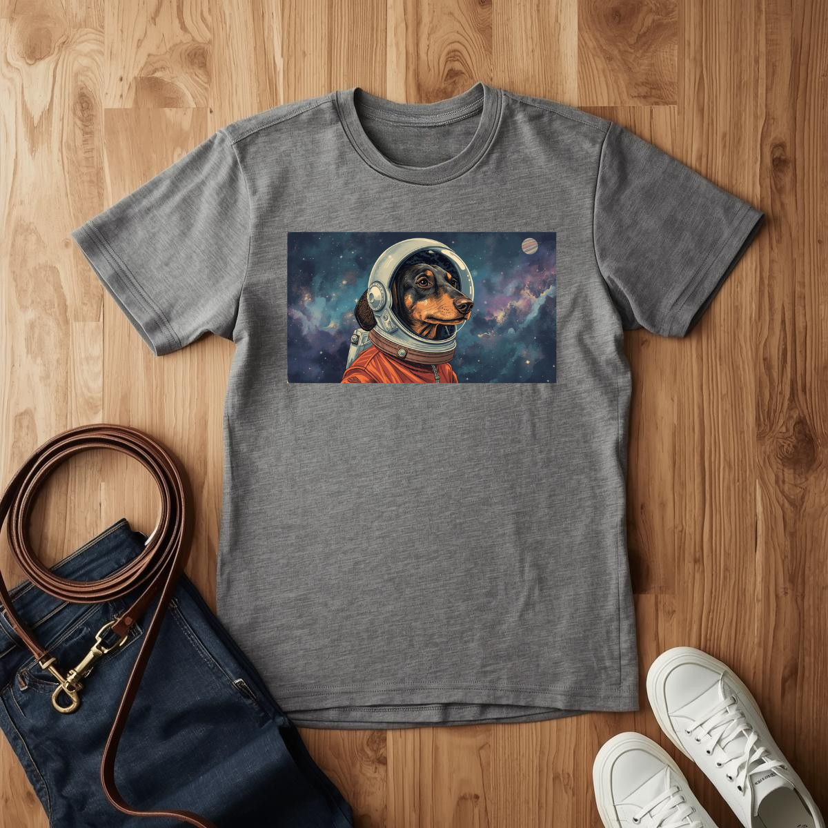 Dachshund Astronaut  - T-Shirt