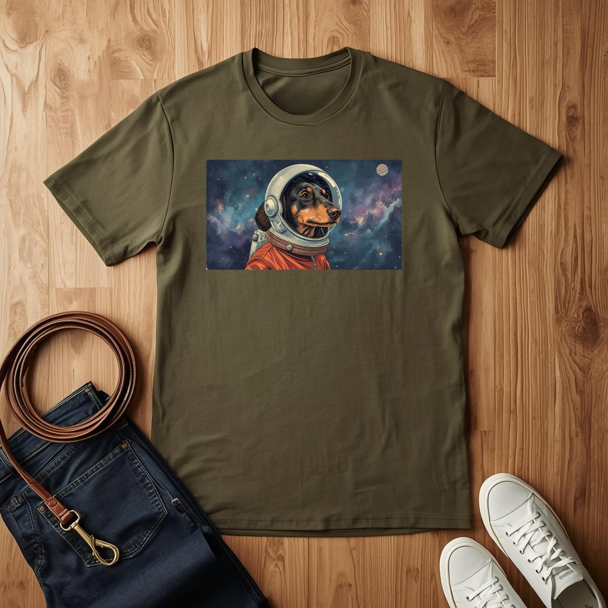 Dachshund Astronaut  - T-Shirt