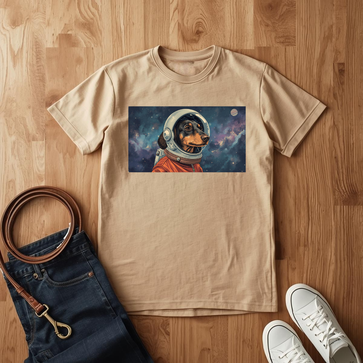 Dachshund Astronaut  - T-Shirt
