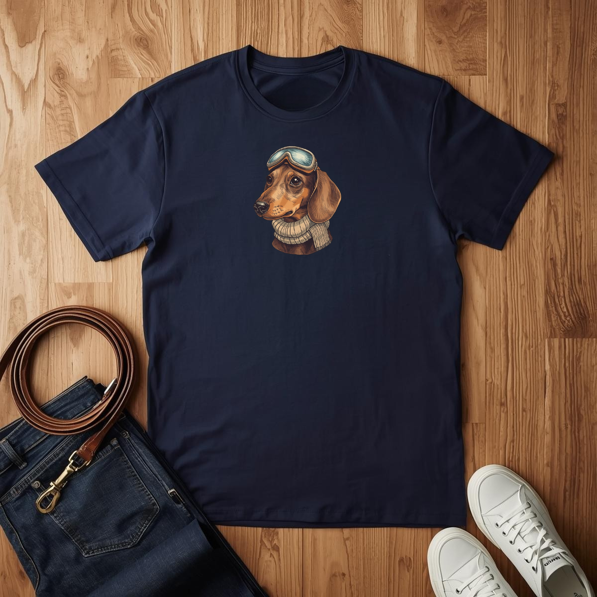 Dachshund Aviator - T-Shirt
