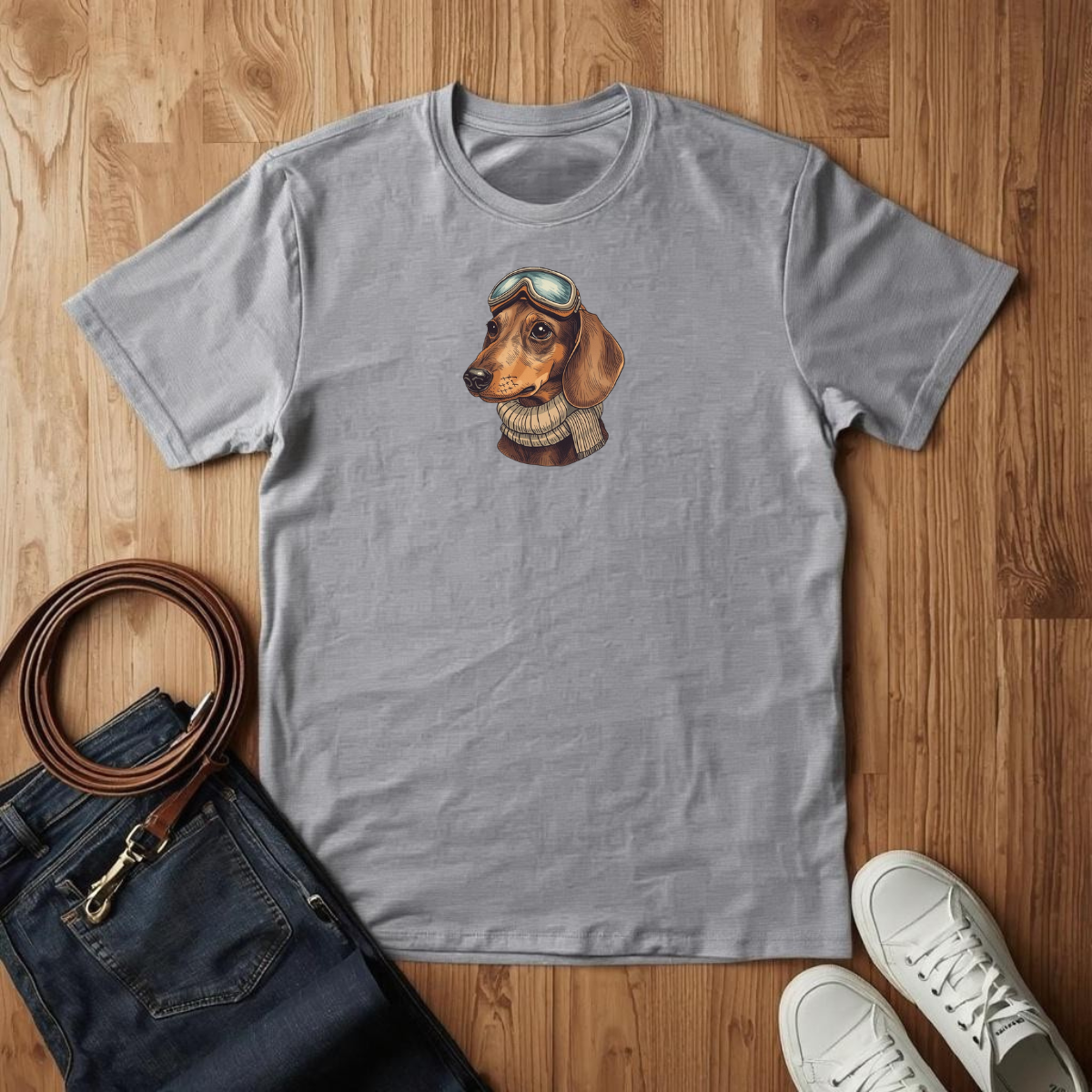 Dachshund Aviator - T-Shirt