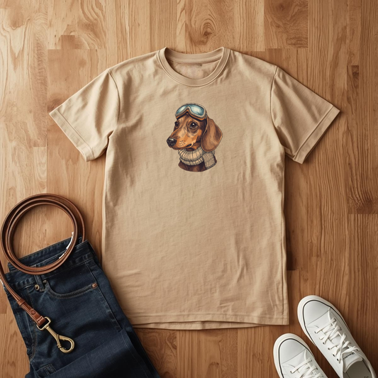 Dachshund Aviator - T-Shirt
