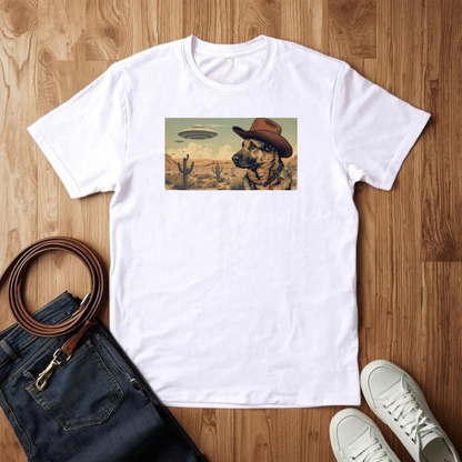 German Shepard Cowboy - T-Shirt