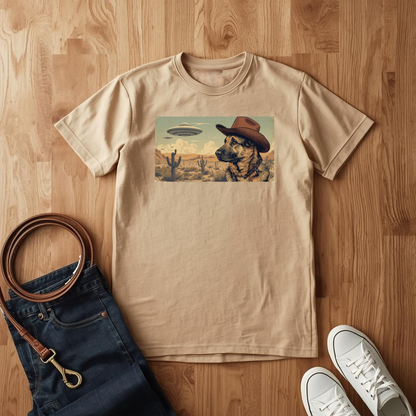 German Shepard Cowboy - T-Shirt