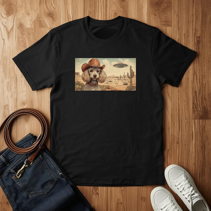 Poodle Cowboy - T-Shirt