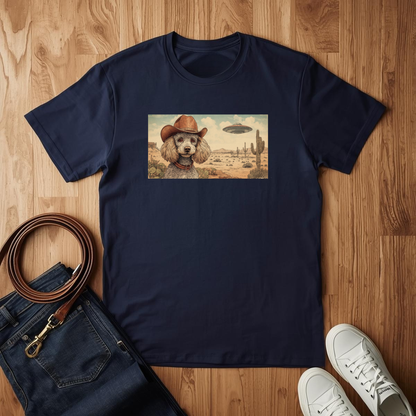 Poodle Cowboy - T-Shirt