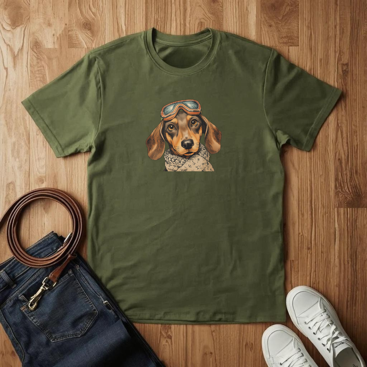 Dachshund Aviator 2 - T-Shirt