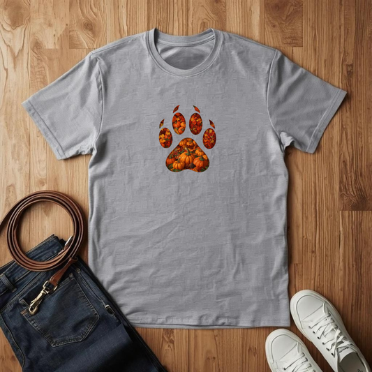 Fall Dog Print - T-Shirt
