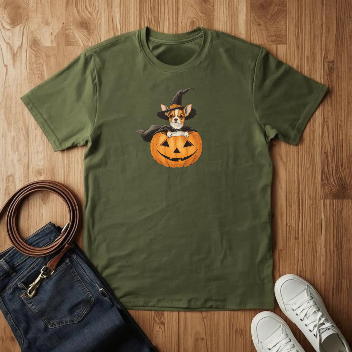 Chihuahua Happy Halloween - T-Shirt