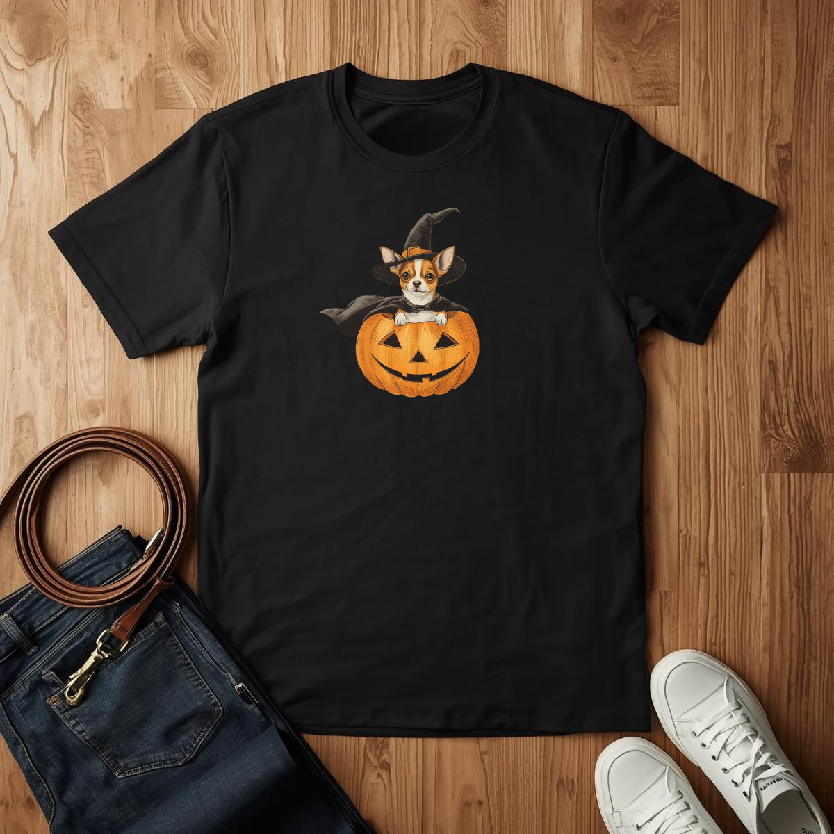 Chihuahua Happy Halloween - T-Shirt