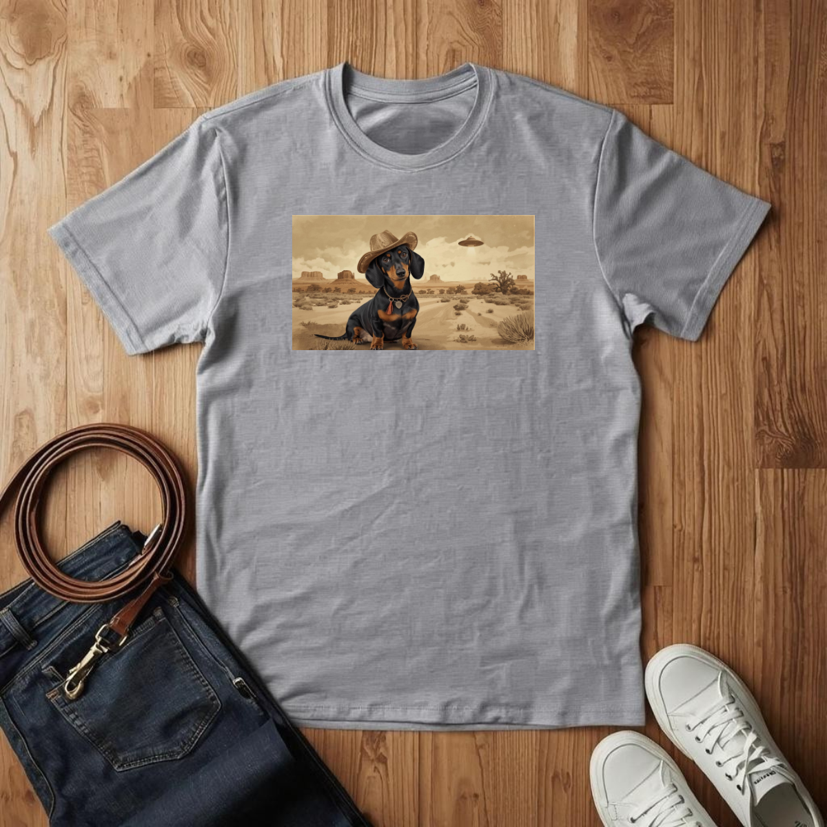 Dachshund Wild West - T-Shirt