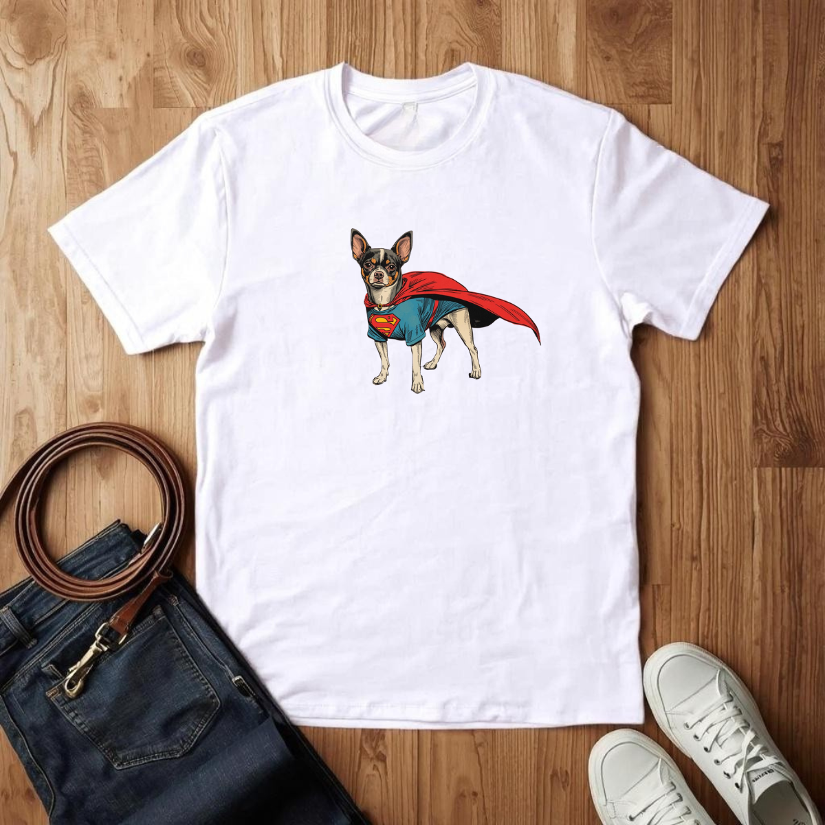 Chihuahua Superhero - T-Shirt