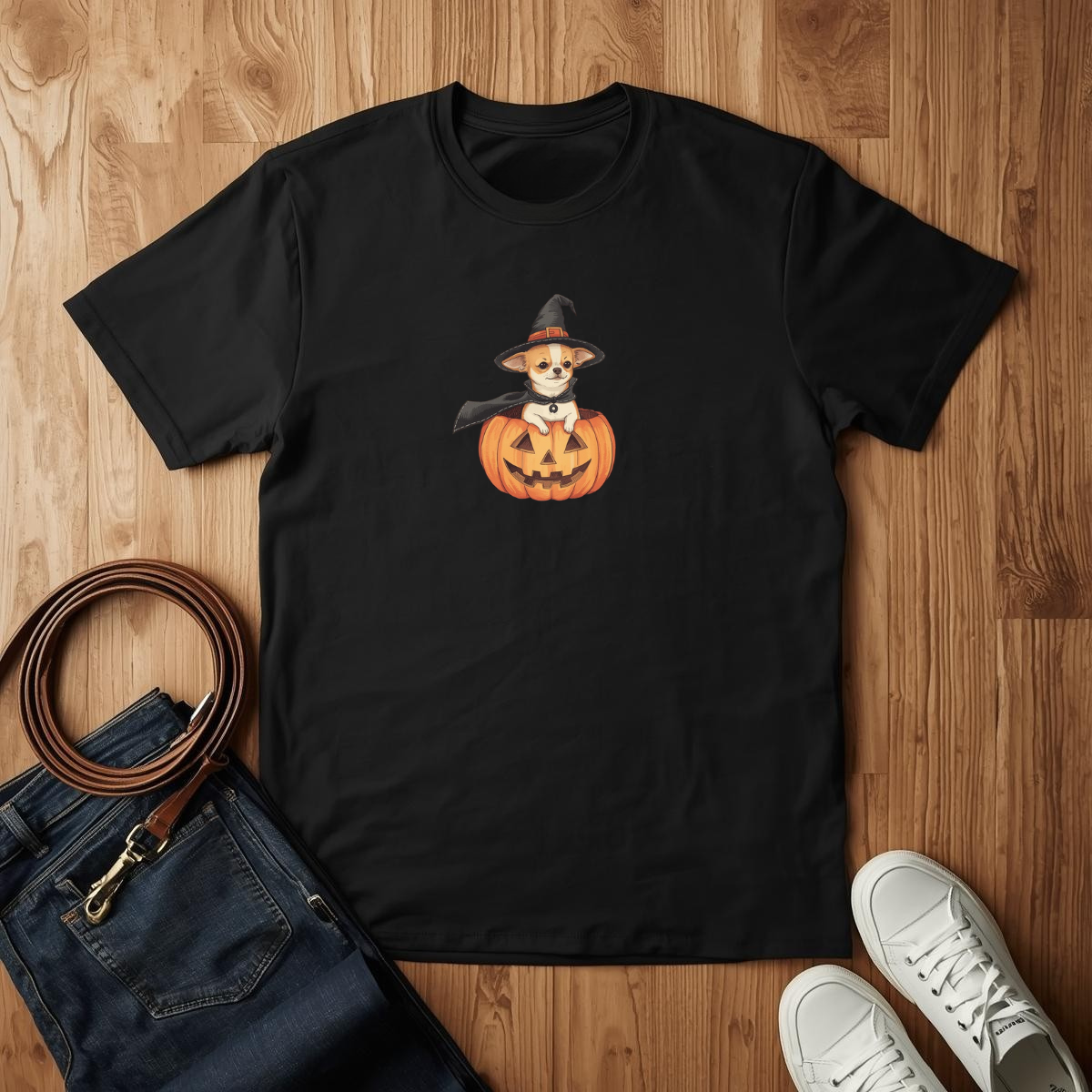 Chihuahua Puppy Happy Halloween - T-Shirt