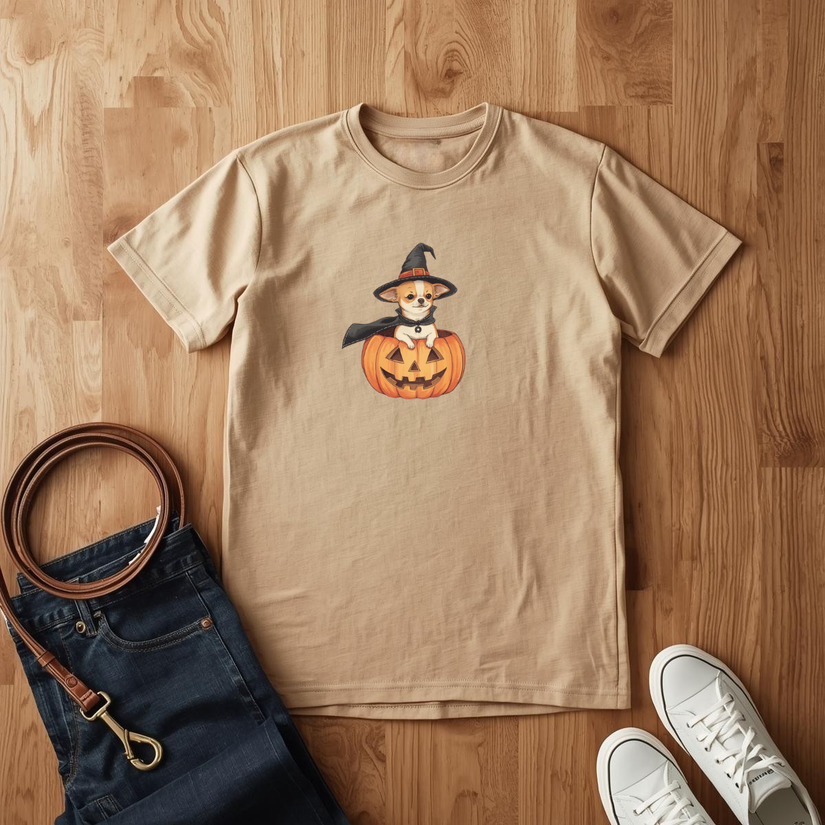 Chihuahua Puppy Happy Halloween - T-Shirt