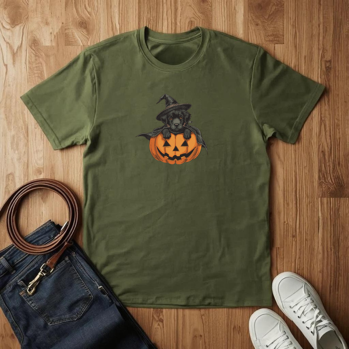 Back Lab Halloween - T-Shirt