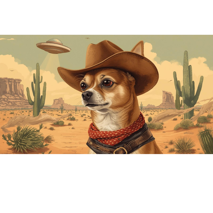 Chihuahua Western Cowboy - T-Shirt