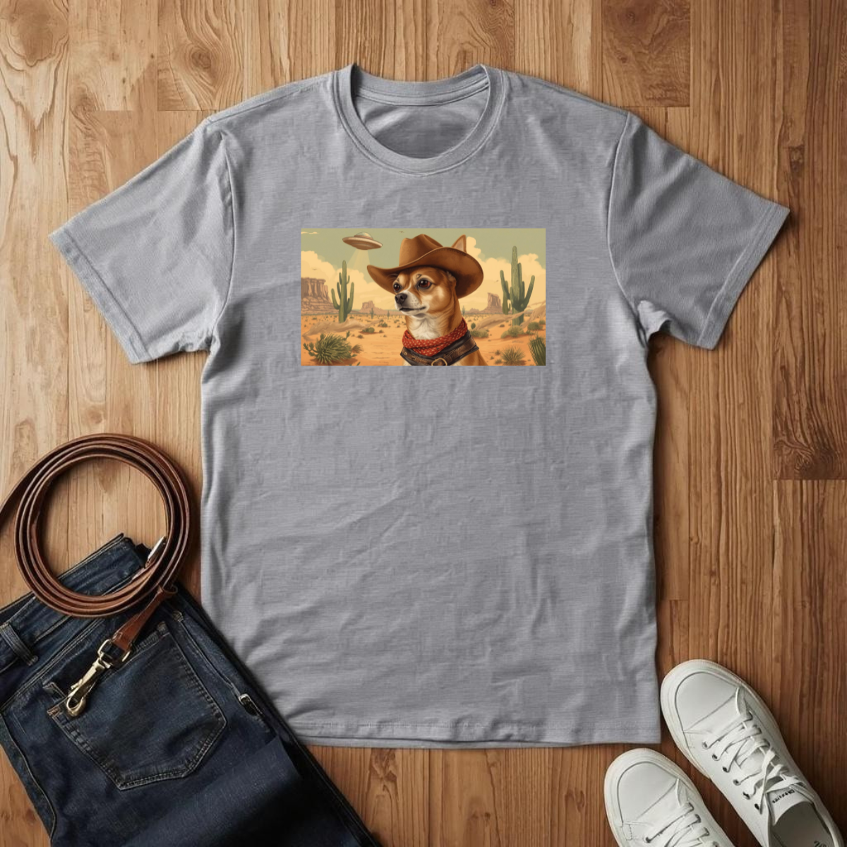 Chihuahua Western Cowboy - T-Shirt