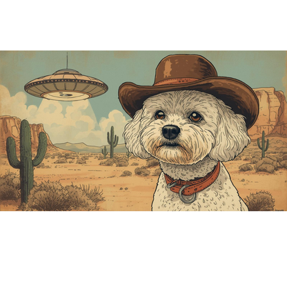 Bichon Cowboy- T-Shirt