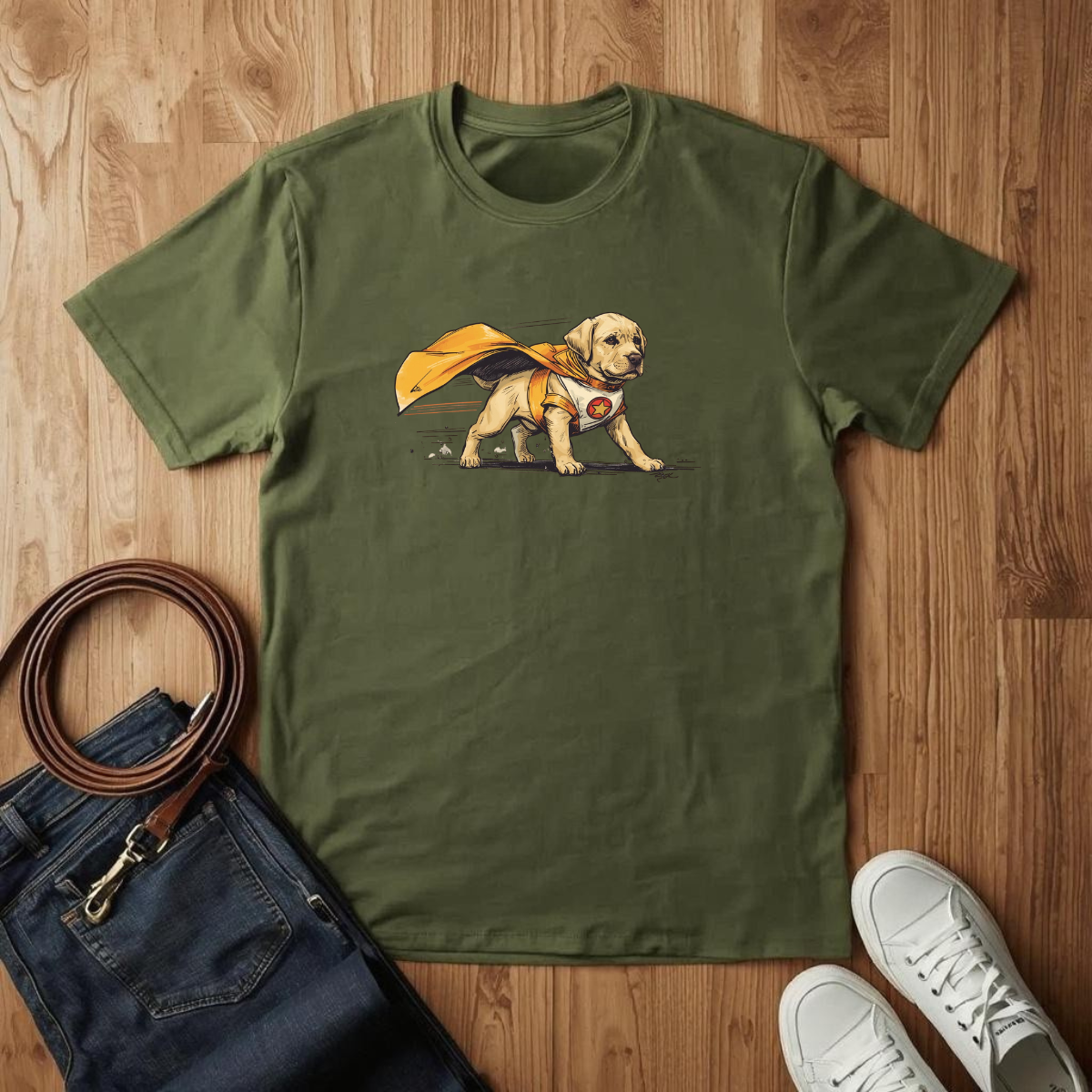 Yellow Lab Superhero - T-Shirt