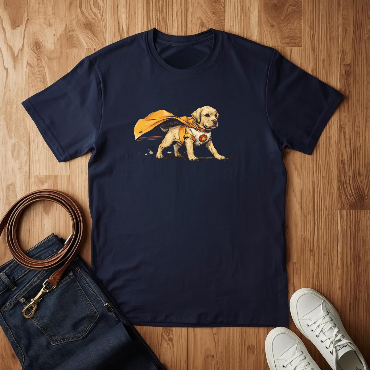 Yellow Lab Superhero - T-Shirt