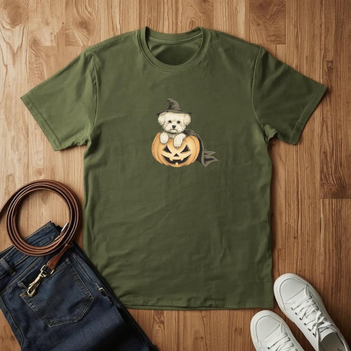Bichon Happy Halloween - T-Shirt
