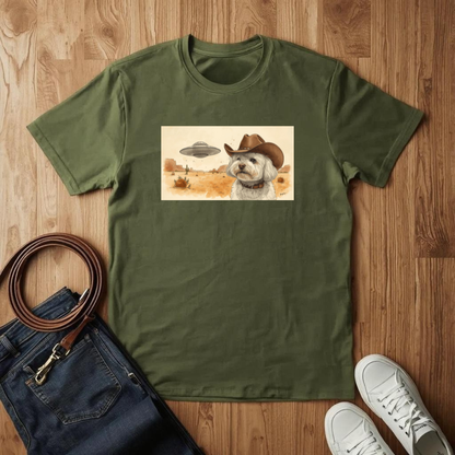 Bichon Space Cowboy - T-Shirt