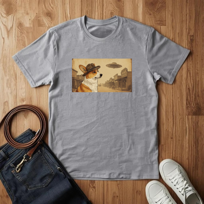 Corgi Midwest Cowboy- T-Shirt