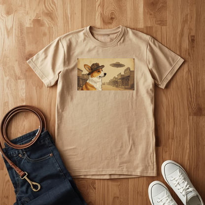 Corgi Midwest Cowboy- T-Shirt