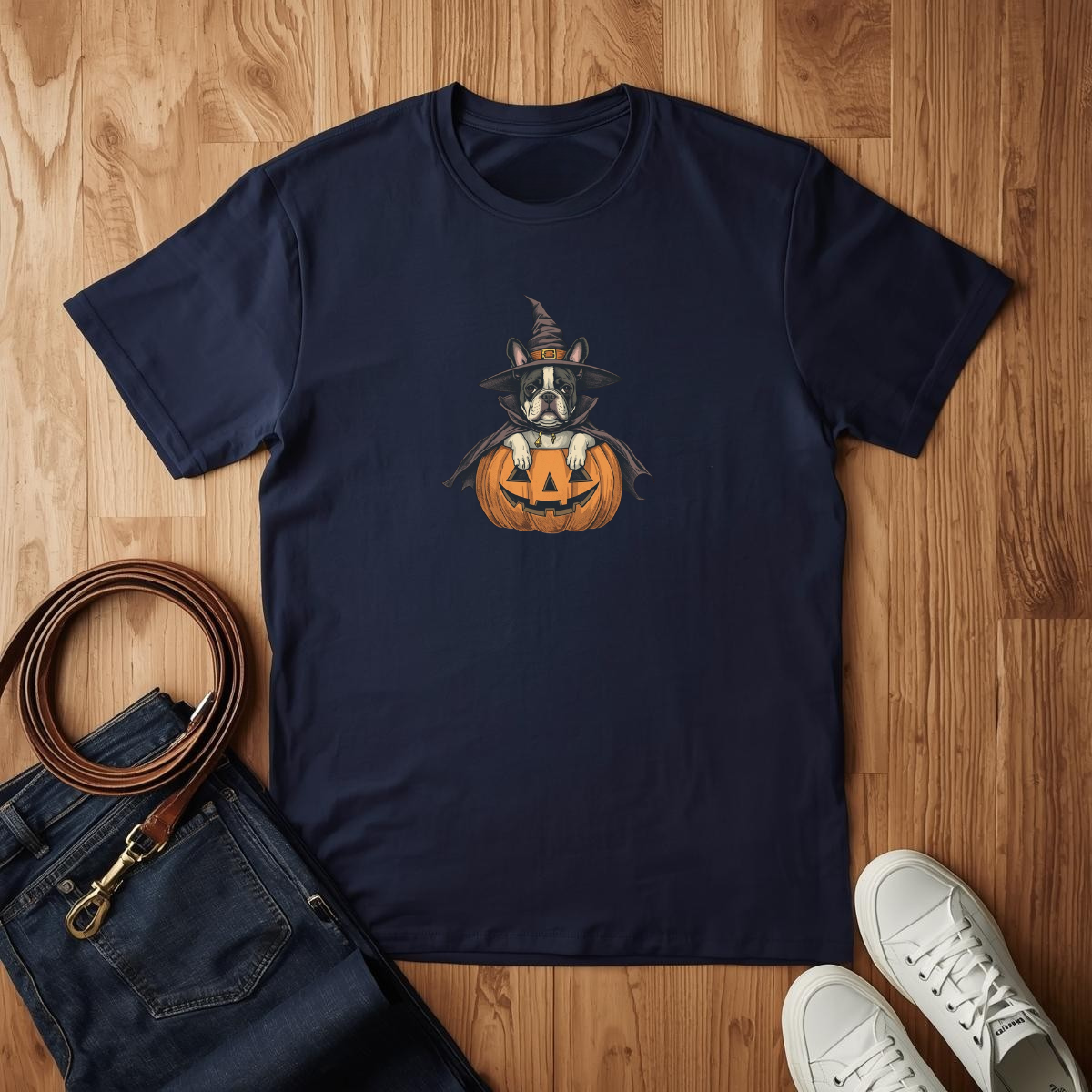 Frenchie Happy Halloween - T-Shirt