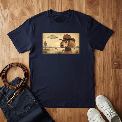 Poodle Wild West- T-Shirt
