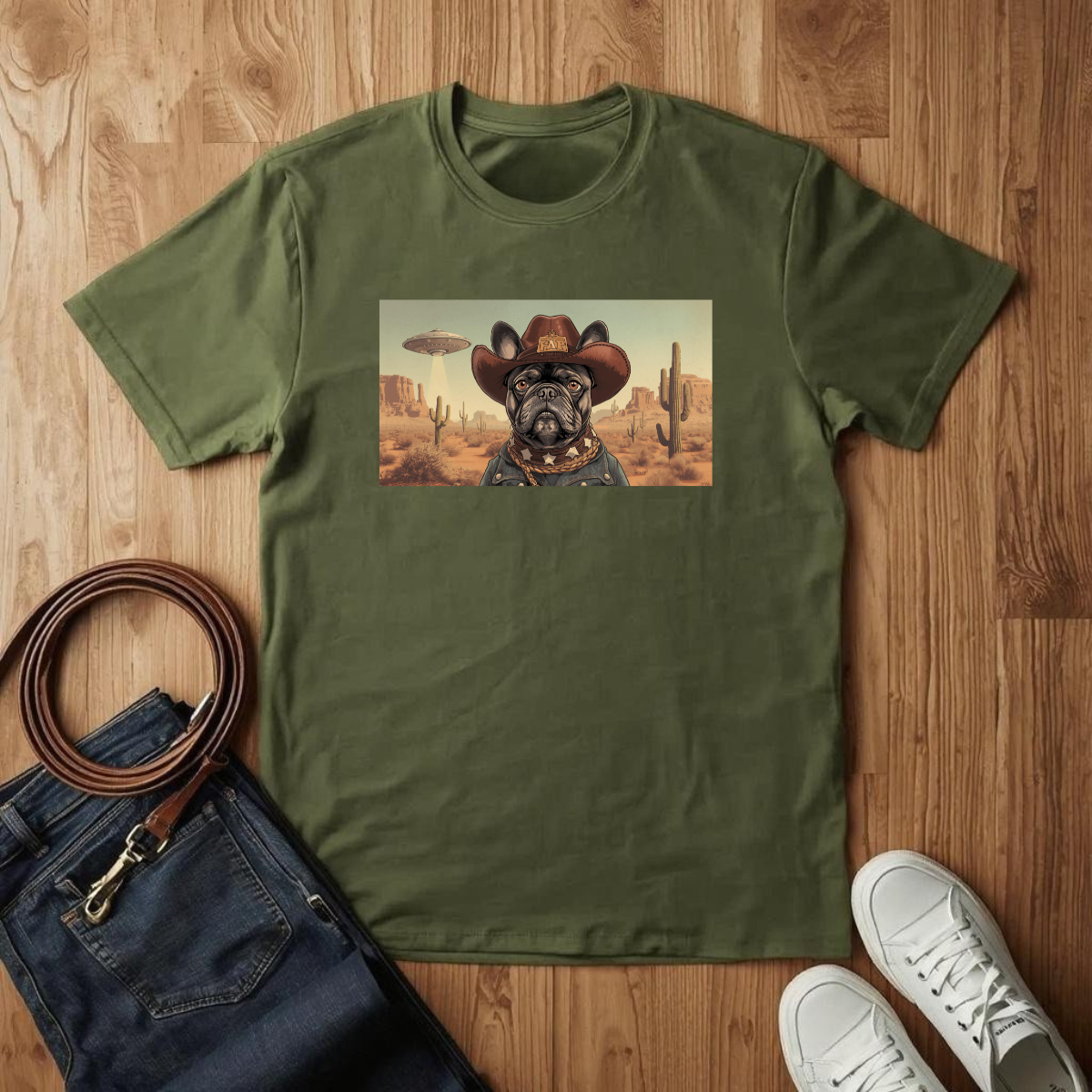 Frenchie Midwest- T-Shirt