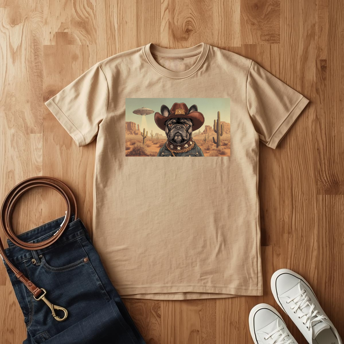 Frenchie Midwest- T-Shirt