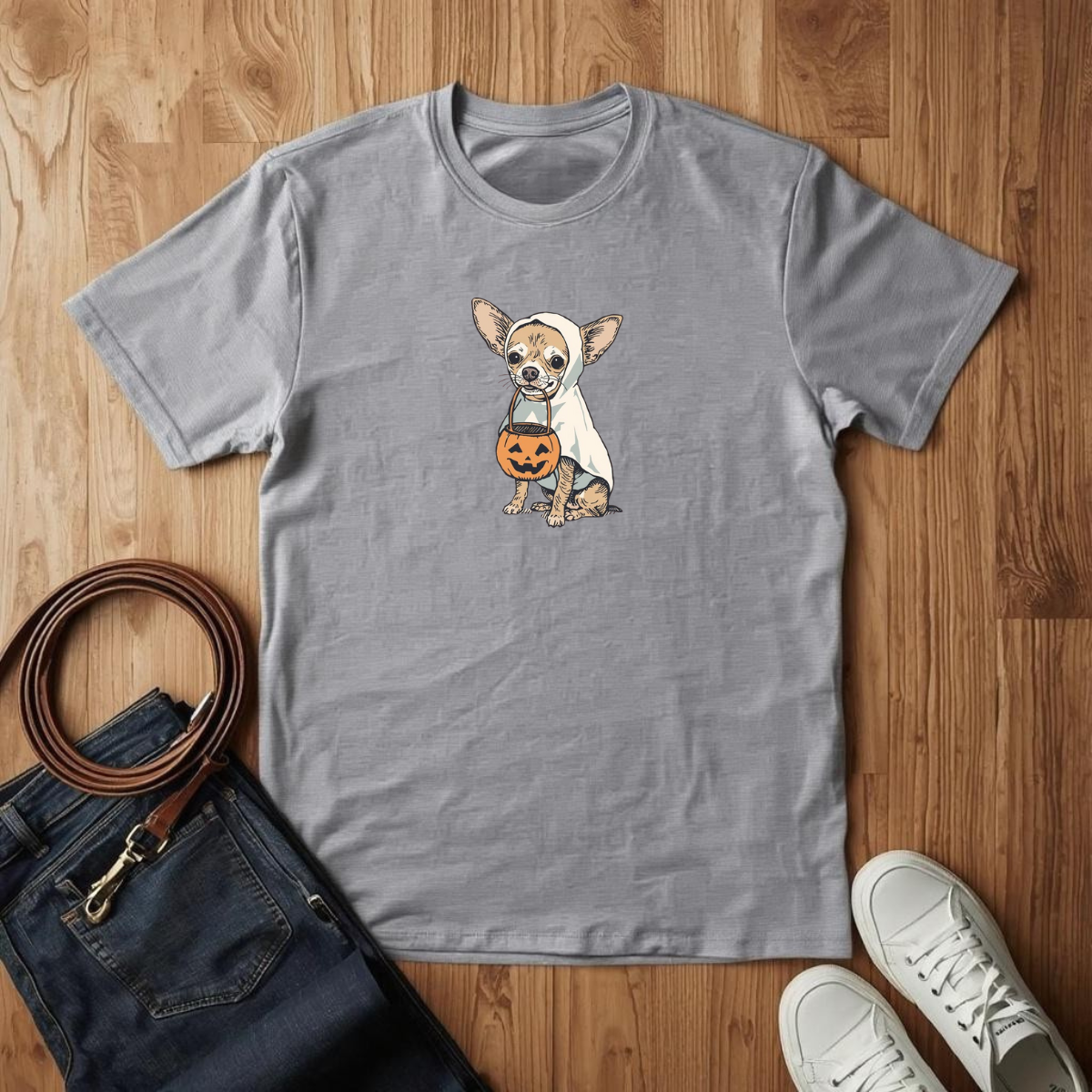Chihuahua Ghost- T-Shirt