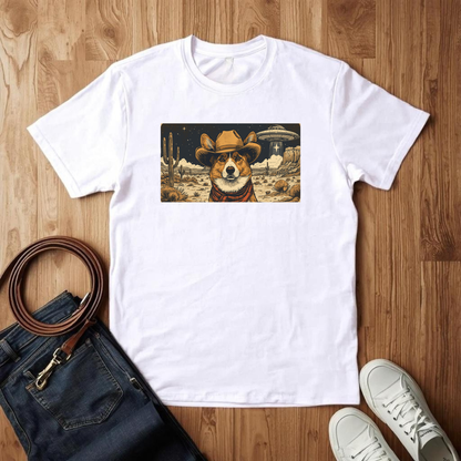 Corgi Cowboy - T-Shirt