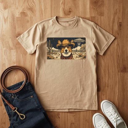 Corgi Cowboy - T-Shirt