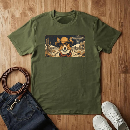 Corgi Cowboy - T-Shirt