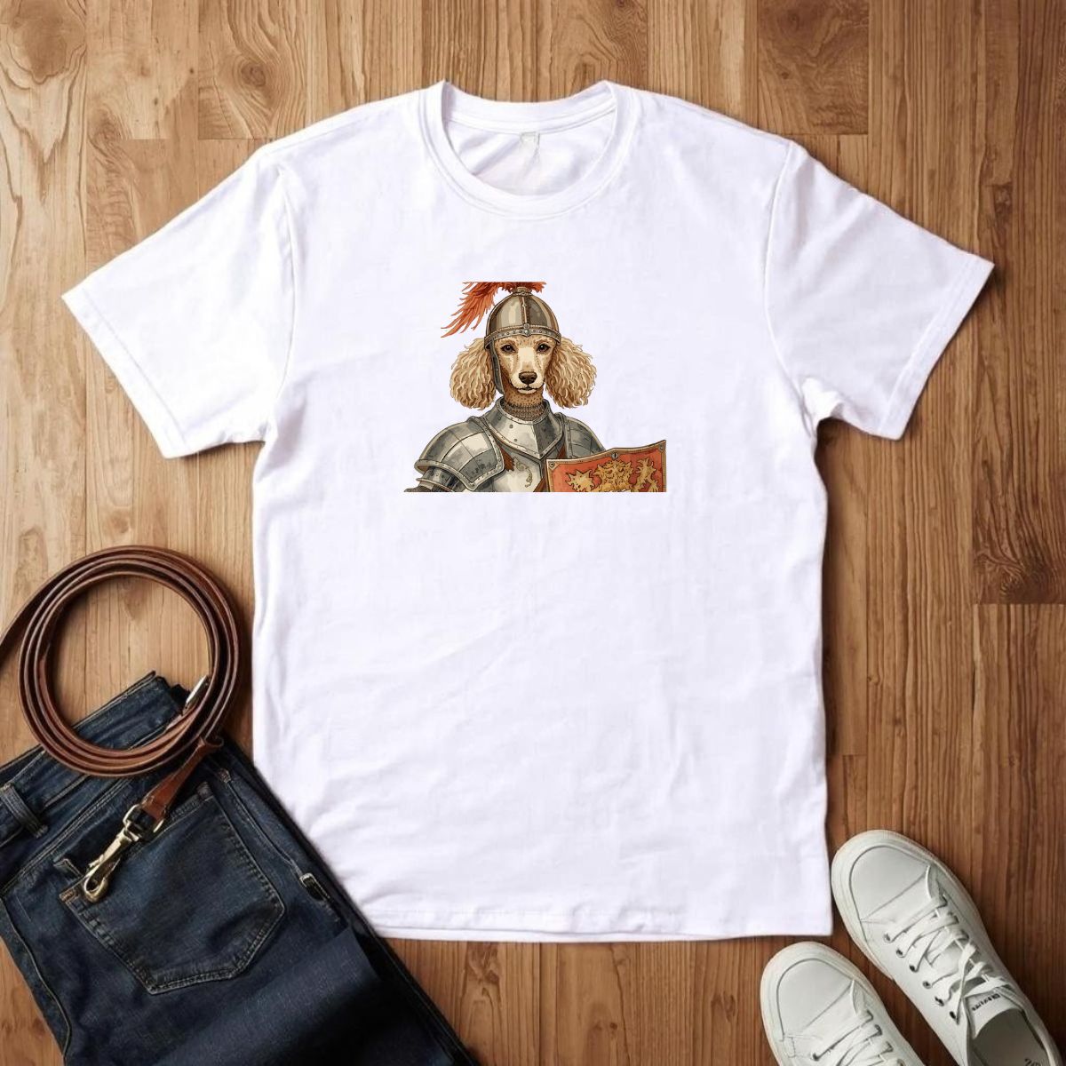 Poodle Knight - T-Shirt