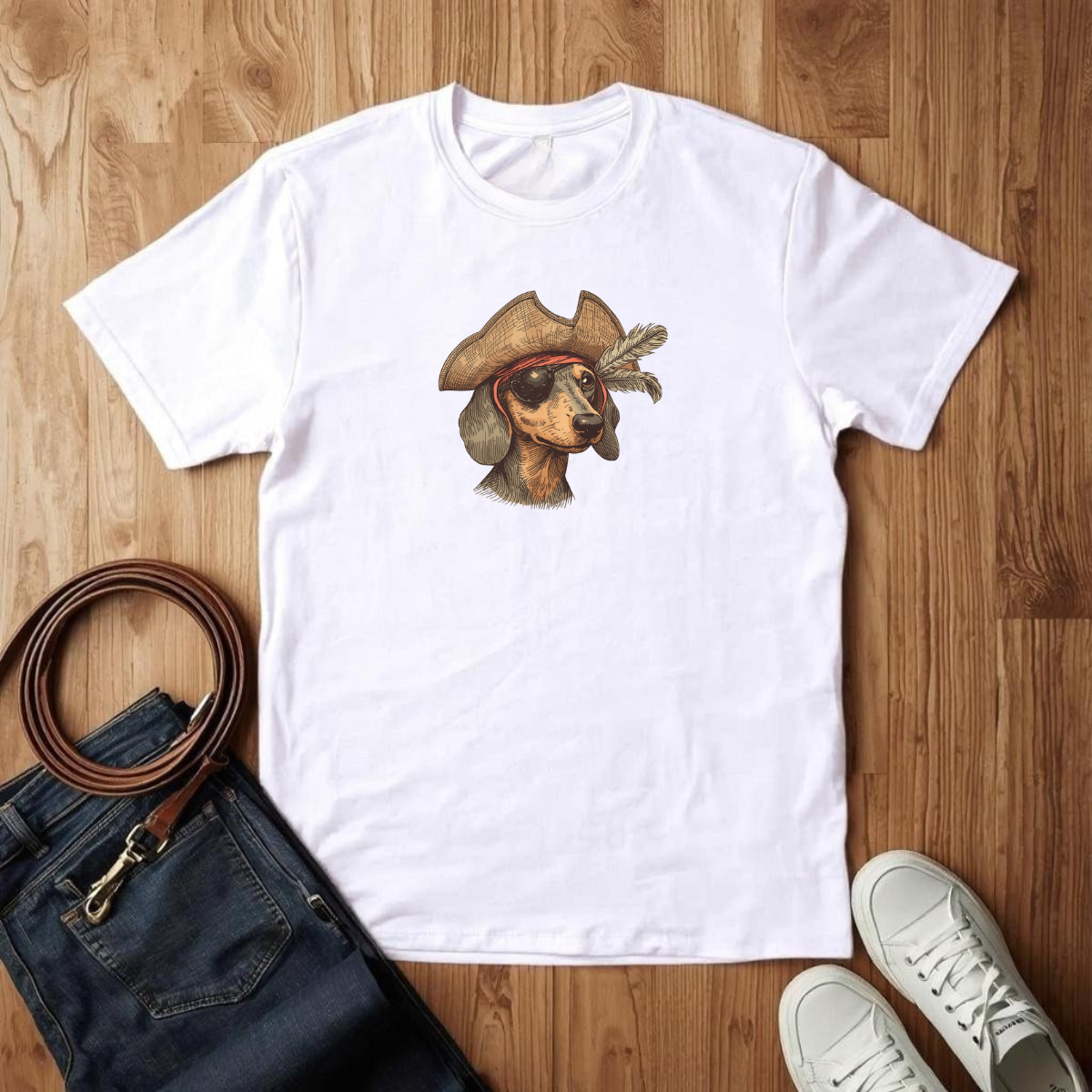 Dachshund Pirate - T-Shirt